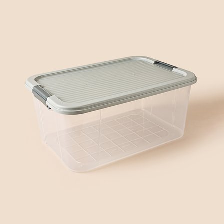 Living Agata Organizer Kutu - Şeffaf - 27,5 lt