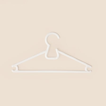 Living 6'lı Çocuk Askısı - Beyaz