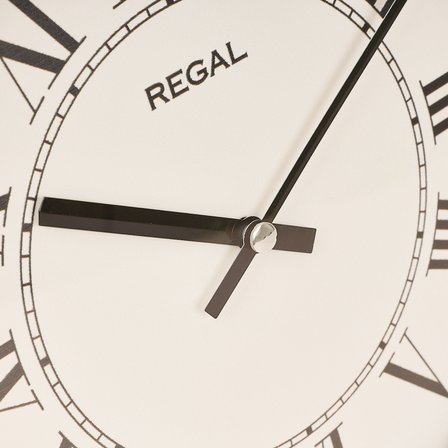 Retro Duvar Saati - Beyaz - 29 cm