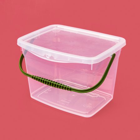 Life Q-Box Saplı Saklama Kabı - Şeffaf - 4 lt