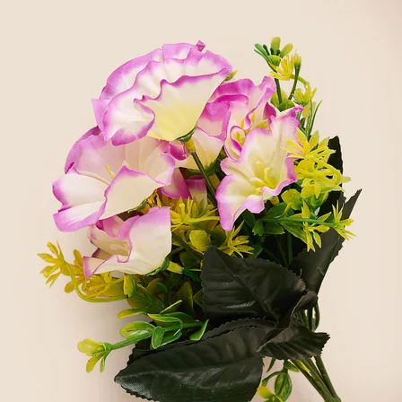 Deco Morning Glory 6'lı Dal Çiçek - Renkli - 30 cm
