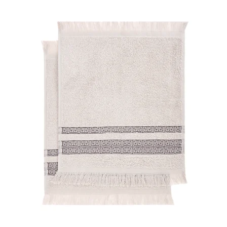 Soft Moneo 2'li Havlu Seti - Antrasit - 30x30 cm