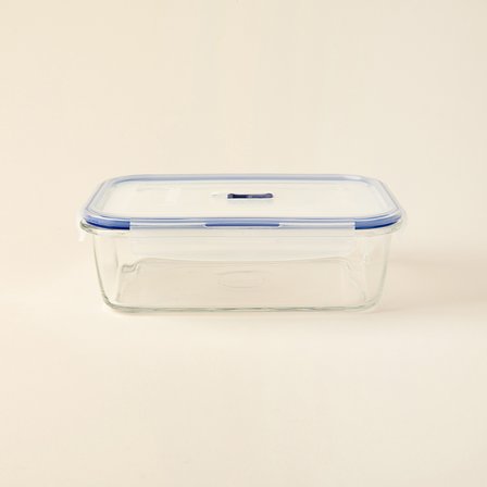 Pure Box Active Kilitli Kapak Saklama Kabı - Mor / Şeffaf - 1970 ml