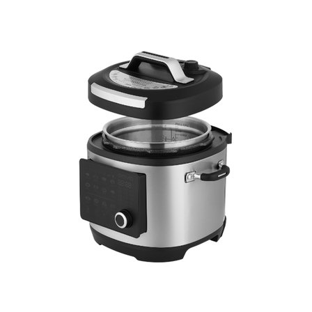Smart Cooker Dijital Düdüklü Tencere - Gri - 6 lt