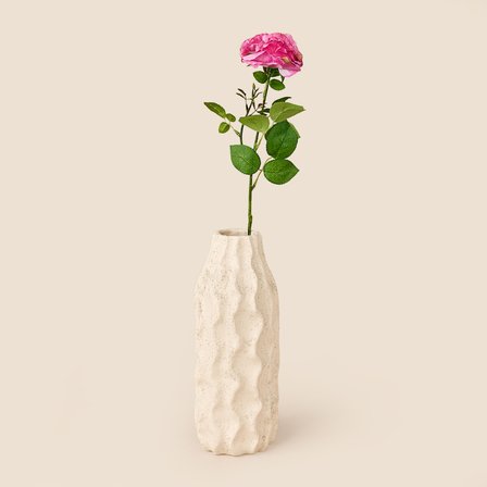 Deco Katmerli Gül Yapay Dal Çiçek - Pembe - 50 cm