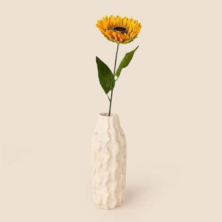 Deco Ayçiçeği Yapay Dal Çiçek - Sarı - 60 cm