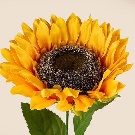 Deco Ayçiçeği Yapay Dal Çiçek - Sarı - 60 cm