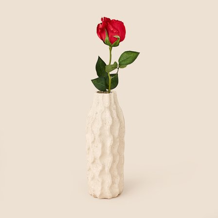 Deco Gül Yapay Dal Çiçek - Kırmızı - 55 cm