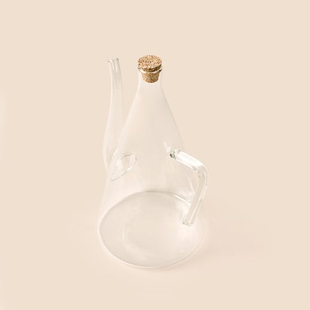 Lina Borosilikat Cam Yağlık - 600 ml - Şeffaf