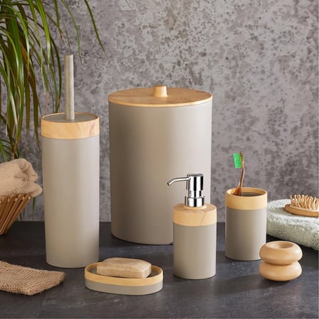 Bath Natura 5'li Banyo Seti - Bej