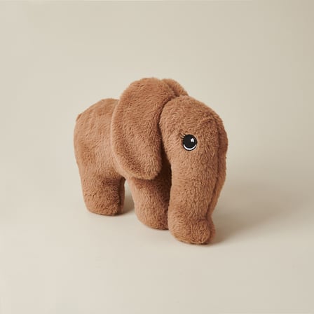 Soft Fil Figürlü Yastık - Kahverengi - 38x26 cm