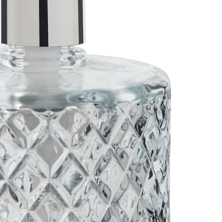 Design Kristal Cam Sıvı Sabunluk - Şeffaf / Gri