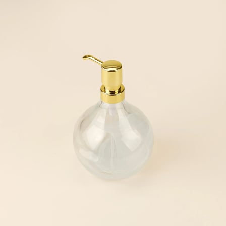 Design Celina Cam Sıvı Sabunluk - Beyaz