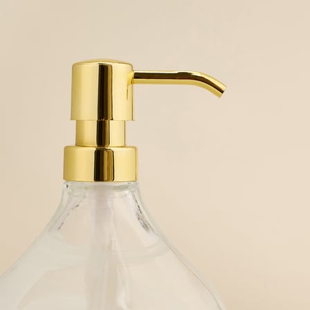 Design Celina Cam Sıvı Sabunluk - Beyaz