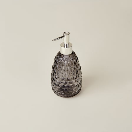 Design Damla Cam Sıvı Sabunluk - Füme