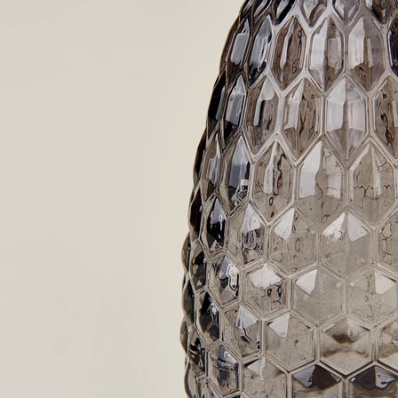 Design Damla Cam Sıvı Sabunluk - Füme