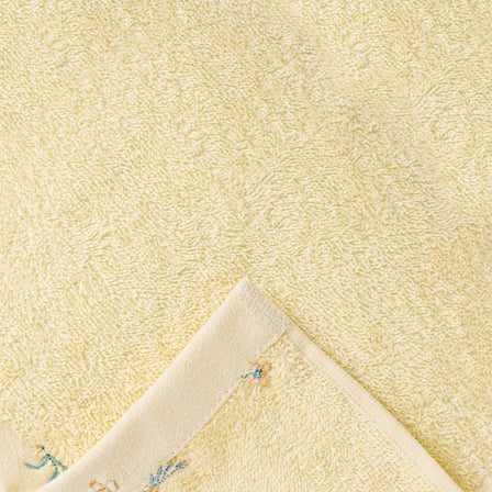 Soft Rido Yüz Havlusu - Sarı - 50x90 cm