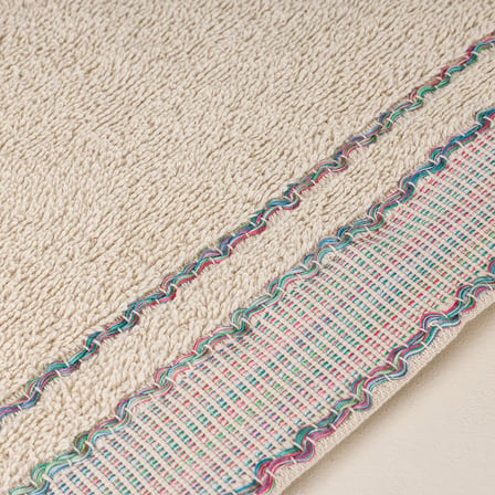 Soft Grad El Havlusu - Bej / Mavi - 30x50 cm