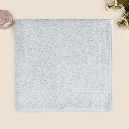 Mave Banyo Havlusu - Gri - 70x140 cm