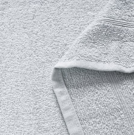 Mave Banyo Havlusu - Gri - 70x140 cm