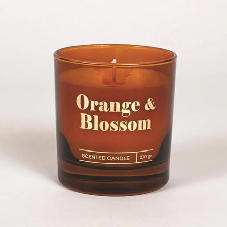 Orange Blossom Kokulu Mum - Turuncu - 200 gr