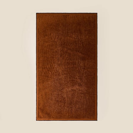 Soft Marco Yüz Havlusu - Kahverengi - 50x90 cm