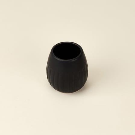 Bath Matte Diş Fırçalık - Siyah - 7x6,5 cm