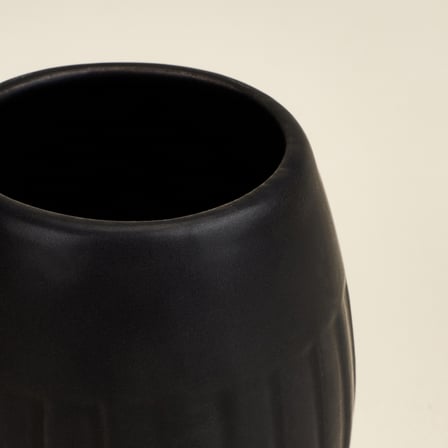 Bath Matte Diş Fırçalık - Siyah - 7x6,5 cm