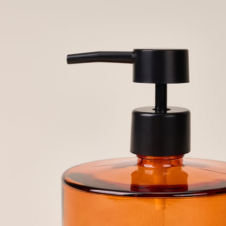 Yuvarlak Cam Sıvı Sabunluk - Asorti - 500 ml