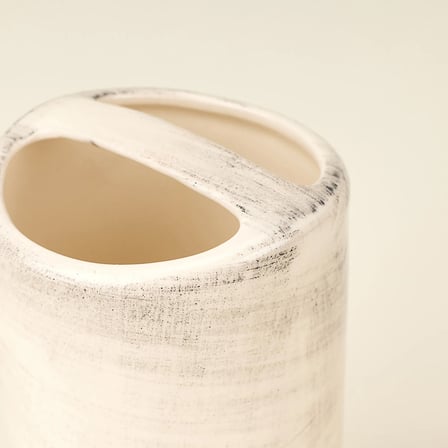 Bath Diş Fırçalık - Krem - 12x6,5 cm