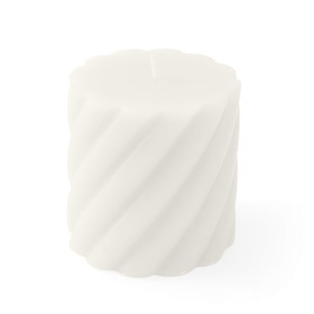 Dekoratif Candle Mum - White -7 cm