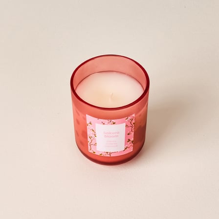 Deco Sakura Bloom Bardak Mum - Renkli - 180 gr