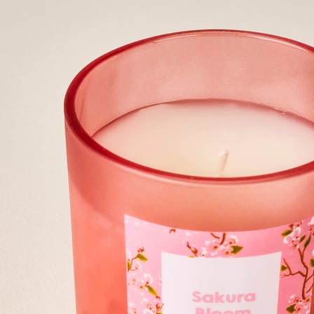 Deco Sakura Bloom Bardak Mum - Renkli - 180 gr