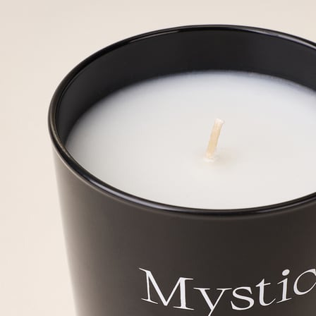 Deco Mystic Oud Bardak Mum - Siyah - 190 gr