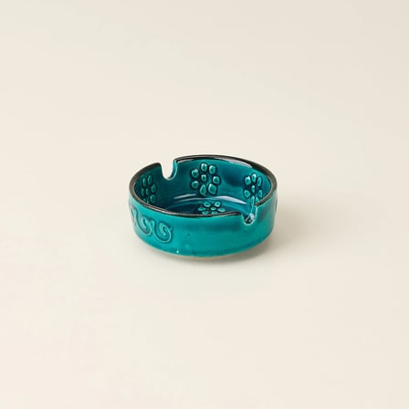 Deco Çini Küllük - Renkli - 8 cm