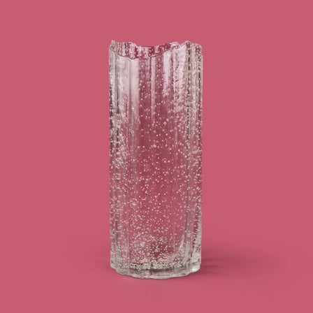 Deco Zen Vazo - Şeffaf - 12x30 cm