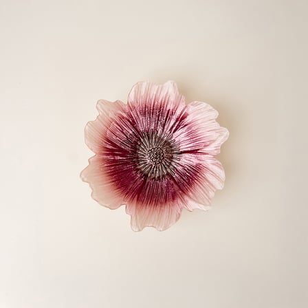 Deco Lilith Dekoratif Tabak - Pembe / Mor - 30 cm