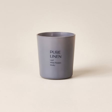 Deco Pure Linen Bardak Mum - Mavi - 110 gr