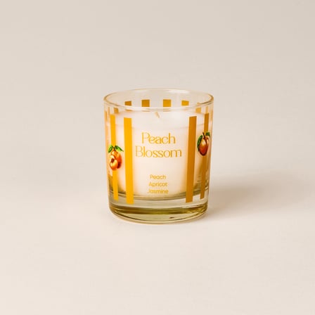 Deco Peach Blossom Bardak Mum - Renkli - 190 gr
