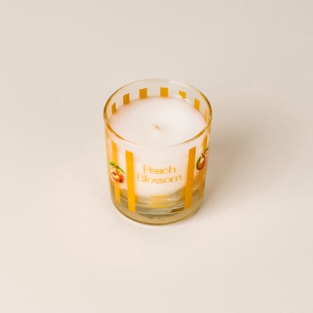 Deco Peach Blossom Bardak Mum - Renkli - 190 gr