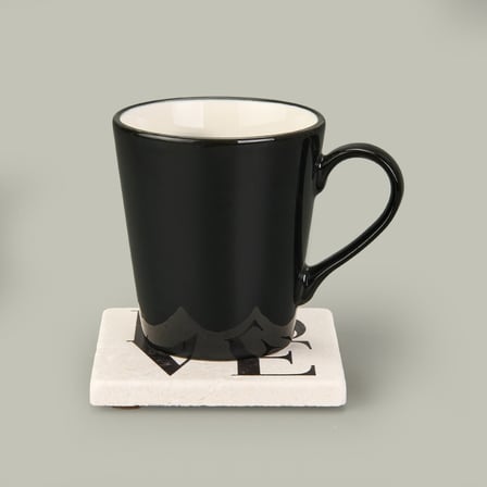 Kitchen Love Taş Bardak Altlığı - Renkli - 10x10 cm