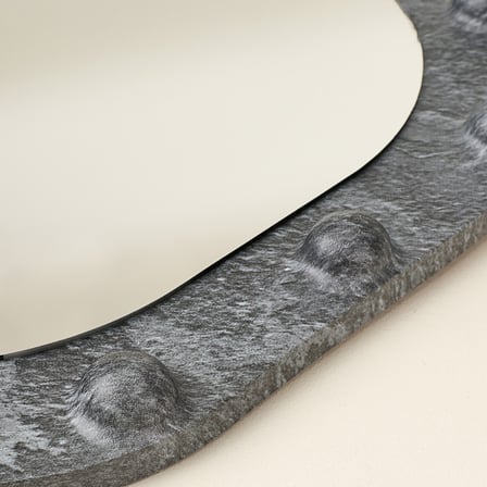 Star Noktalı Oval Duvar Aynası - Asorti