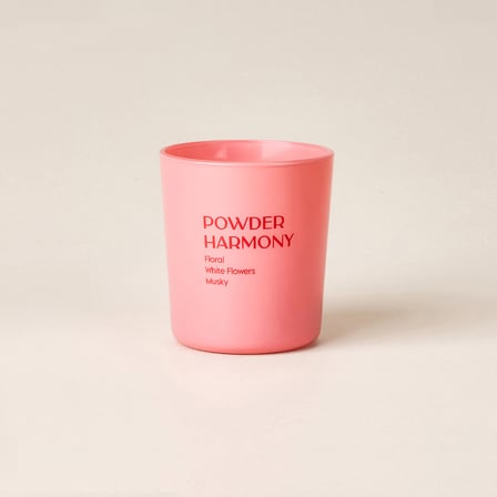 Deco Powder Harmony Bardak Mum - Pembe - 110 gr