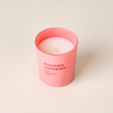 Deco Powder Harmony Bardak Mum - Pembe - 110 gr