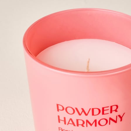 Deco Powder Harmony Bardak Mum - Pembe - 110 gr