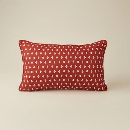 Soft Feel Koro Kırlent Kılıfı - Bordo - 30x50 cm