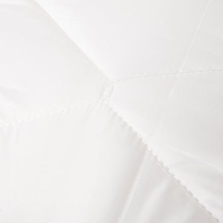 Soft Tek Kişilik Microfiber Yorgan - Beyaz - 155x215 cm