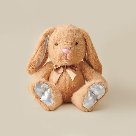 Rabbit Figürlü Yastık - Bej - 50 cm