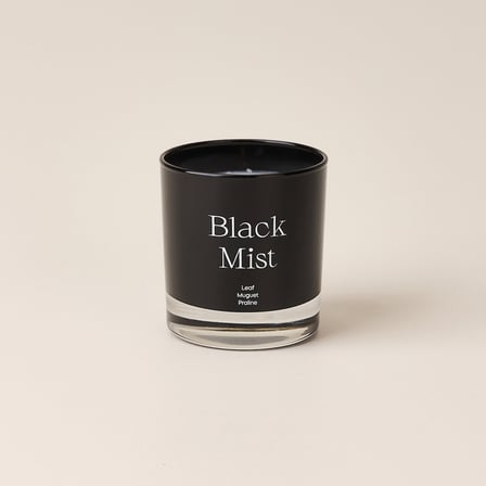 Deco Black Mist Bardak Mum - Siyah - 190 gr
