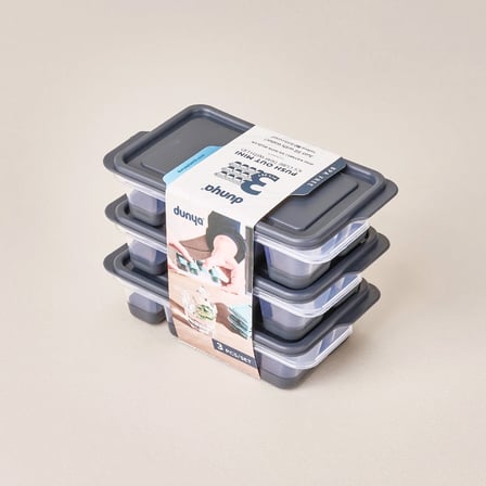 Plastik 3'lü Küçük Buz Kalıbı - Asorti